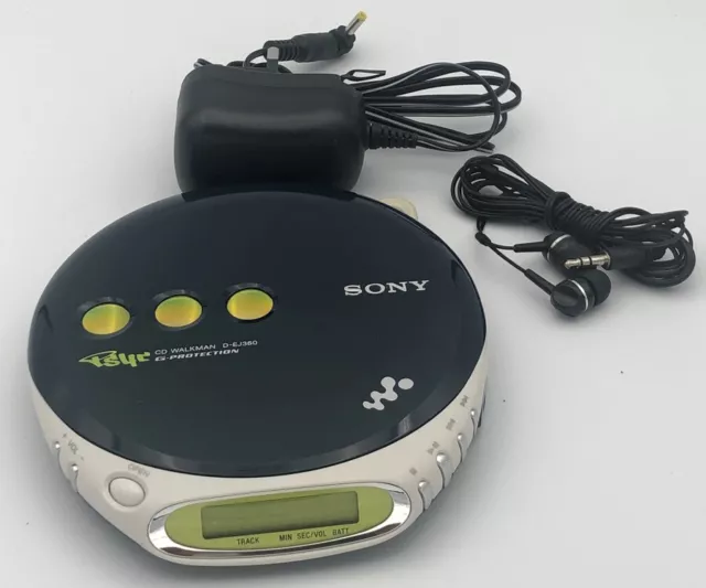 Sony D-EJ360 PSYC CD Walkman (Blue) (Discontinued by Manufacturer)