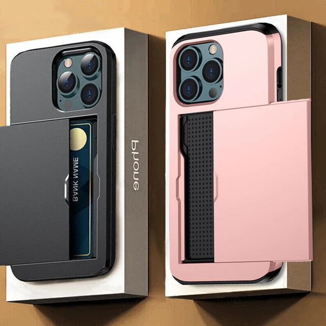 Kartenfach Outdoor Handy Hülle Für iPhone 14 Pro 13 12 11 Pro Max 8 XS Hardcover
