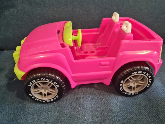vintage-mattel-barbie-1999-pink-jeep-wrangler-beach-cruiser-car