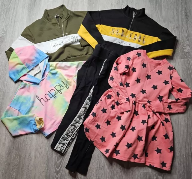 8-9 Years Girls Bundle Jumpers Dress Leggings (Y)