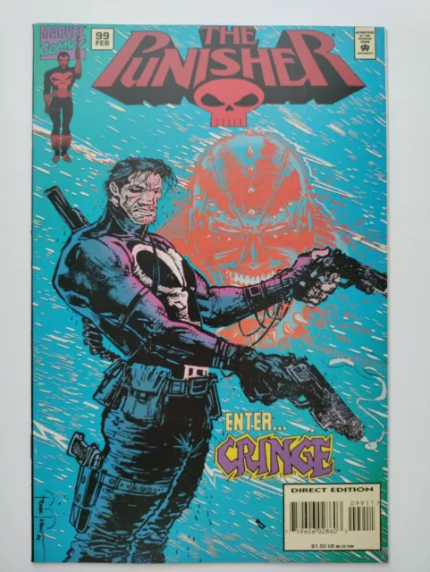 Punisher # 99 Low Print 1St Cringe Frank Teran Cover Marvel 1995 Vf/Nm