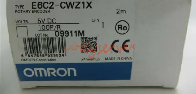 1 PZ E6c2-cwz1x 100p/R Omron encoder rotante incrementale