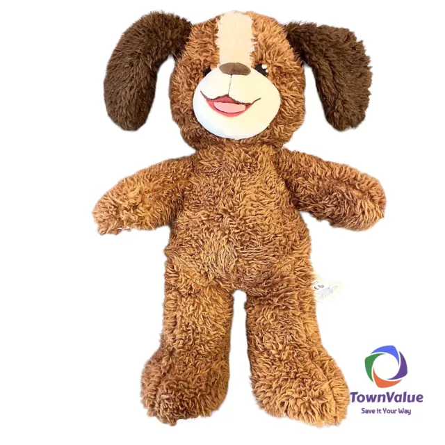 Record a Message Build A Bear Plush BAB Dog Brown Stuffed Animal 2018 Soft 17"