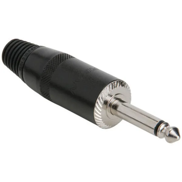Neutrik Rean NYS225B 1/4" Mono Plug Black For Speaker Cable