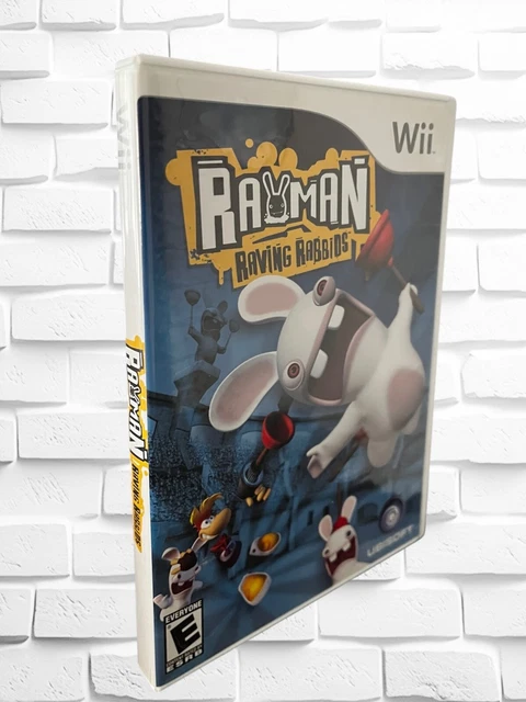 RAYMAN RAVING RABBIDS Nintendo Wii Game & Case Tested - Free Ship £6.86 ...