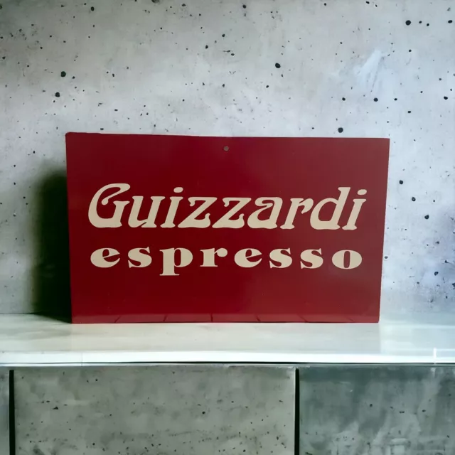 Enseigne Panneau Café Guizzardi Ans 90 Reclame Panonceau Vintage Torréfaction