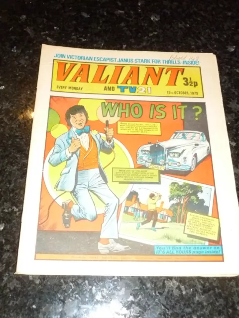 VALIANT & TV21 Comic - Date 13/10/1973 - Inc "STAR TREK" Adventure - UK Comic