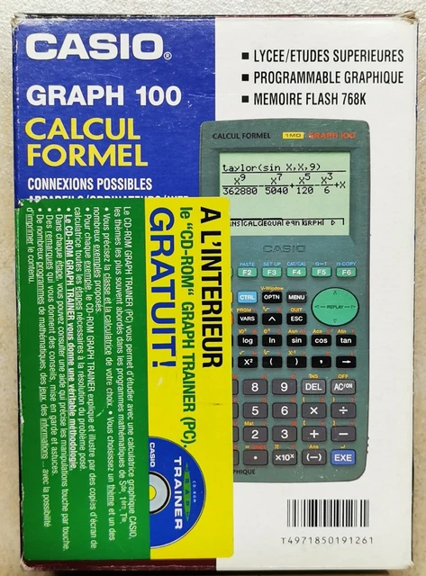 Vends Calculette Casio Graph+35 Lycée neuve sur Gens de Confiance