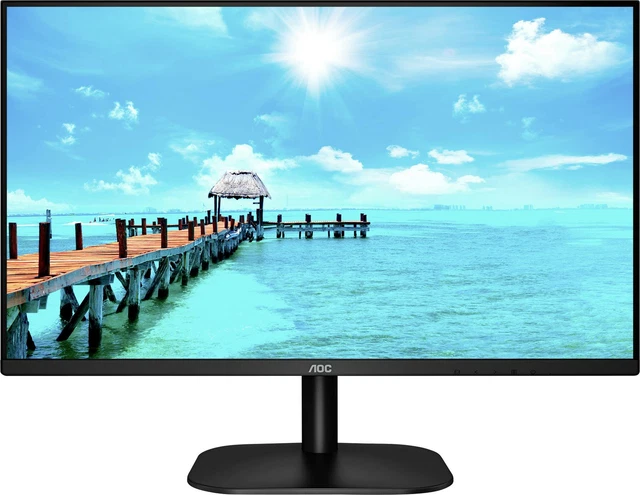 AOC Computer-Monitor LCD-Monitor LED-Backlight Monitor Computer 24 Zoll Schwarz