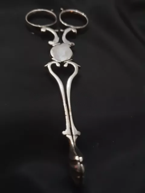 Georgian Sterling Silver Sugar Nips Tongs Antique Solid 36 Grams