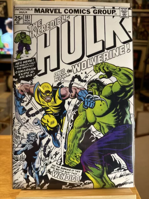 TRUE BELIEVERS #1 1ST APP WOLVERINE REPRINT INCREDIBLE #181 Rare Sketch, Cover ￼