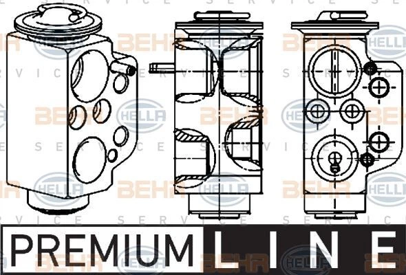 VAN WEZEL 06001238 Valvola Di Espansione Per Climatizzatore Auto - Compatibile Con BMW Serie 5 (2003-2010)