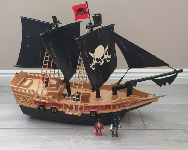 Verfrissend Gedeeltelijk Er is een trend PLAYMOBIL 6678 - Pirate Raiders' Ship - Large Pirate Ship & Two Pirate  Figures $31.58 - PicClick