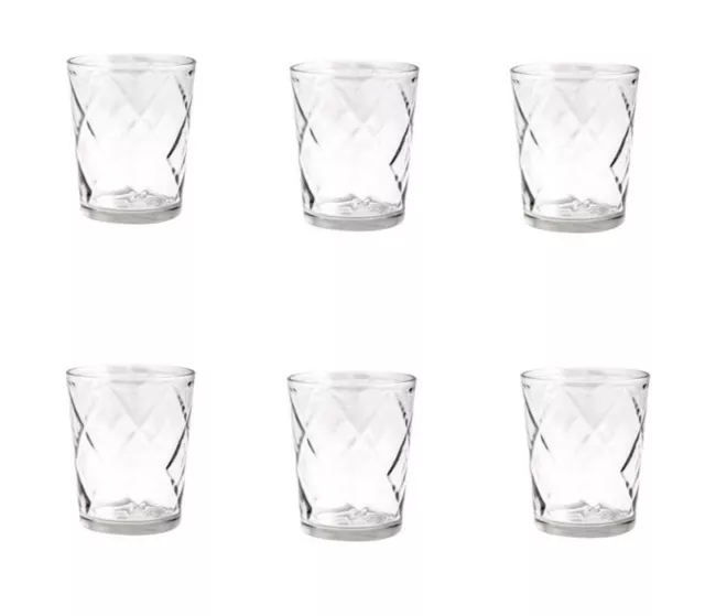 Set Service 6 Pièces Lunettes Zafyro 50cl Verre Sus