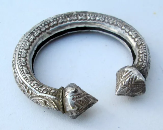 SUPER RARE! Antique Shan Hill Tribe Unisex Silver Adjustable Bracelet HANDMADE SUPER RARE! Antique Shan Hill Tribe Unisex Silver Adjustable Bracelet HANDMADE