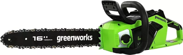 Motosierra Greenworks GD40CS18K2X 40cm Con 1x2Ah Y Cargador De Batería 40V