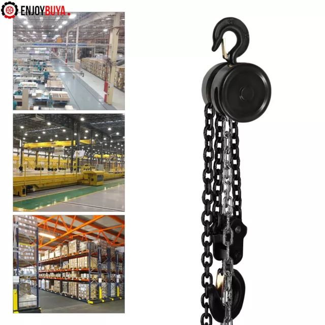 2 Ton Manual Lever Block Chain Hoist Ratchet Type Come Along Puller w/10FT Chain