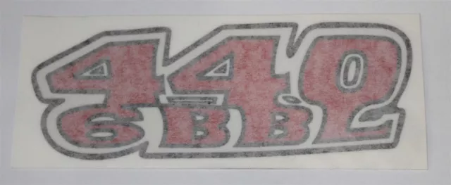 NEW 1969 1/2 Plymouth Road Runner 440 6 Barrel Hood Decal A12