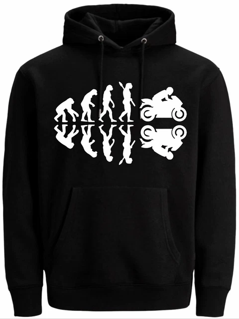 Evolution of motorbike Hood Biker Bike Hoodie Rider Racer F1 Racing Sweatshirt