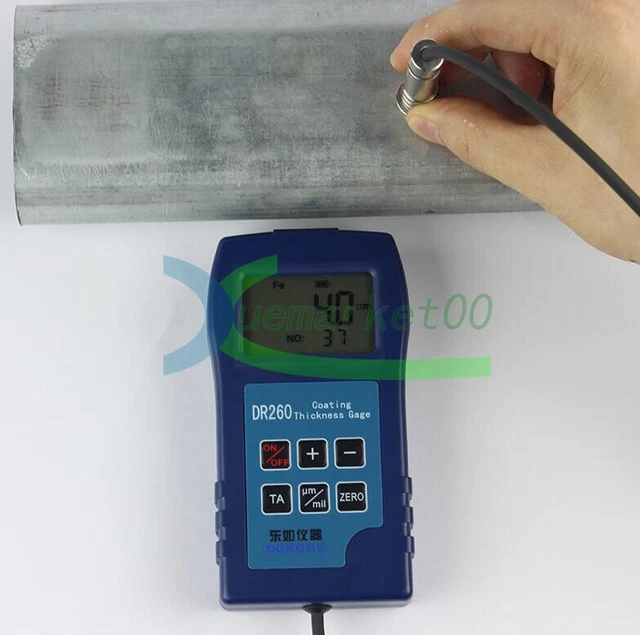 COATING THICKNESS GAUGE Non Magnetic Coatings Thickness Meter DR260 0