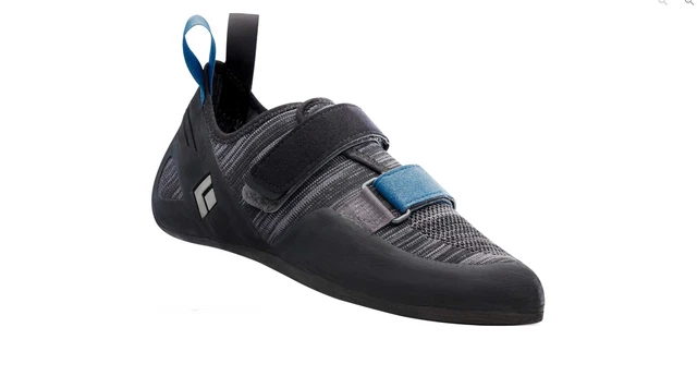 Black Diamond Mens 7.5 Womens 8.5 Momentum Rock Climbing Shoes Ash Grey Black