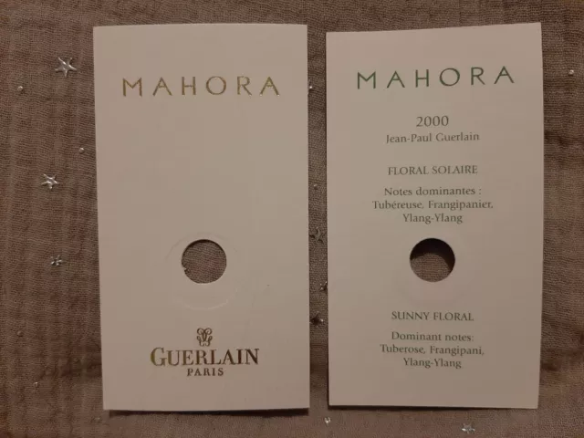 Carte Parfumée - Perfume Card . Guerlain - Mahora