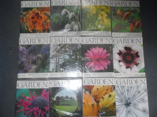 12 X RHS The Garden Magazine Bundle - Full Year 2007 - (8 NEW & SEALED) - L237
