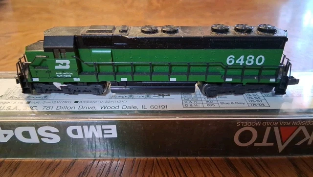 鉄道模型 KATO` - KATO EMD F3A BURLINGTON NORTHERN # 710 KATO N-Scale 176-1201 EMD F3A BN #710 Burlington Northern