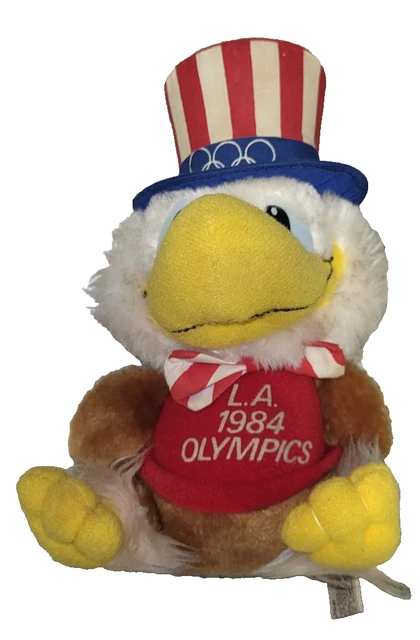 1984 LA Olympic Games Mascot Sam The Eagle Stuffed Plush Toy Applause #8250