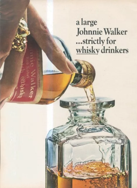 B3 Vogue/Harpers/Nova Advert 13X10 Johnnie Walker