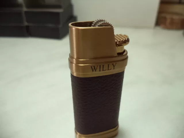 WILLY ACCENDINO lighter FIAMMA CLASSICA ACCENSIONE A PIETRINA  MOD 5 NUOVO