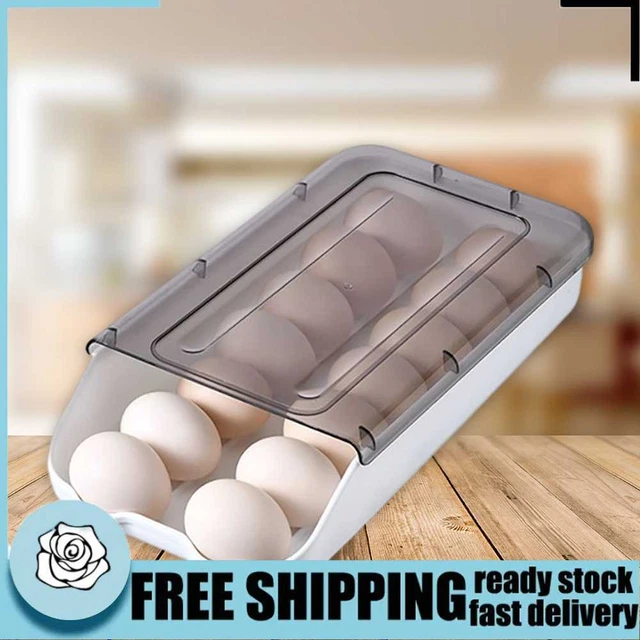 Organizador de almacenamiento de huevos antideslizante estante de almacenamiento de huevos apilable para el hogar aparatos de cocina