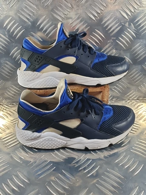 Nike Air Huarache Midnight Navy Lyon Blue Trainers 318429-442 UK Size 9 (F)