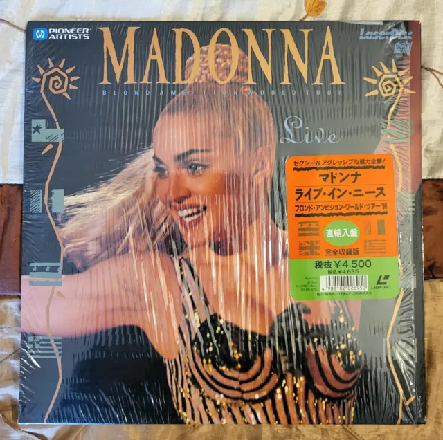 LaserDisc Madonna ‎– Blond Ambition World Tour Live / US 1990 NEUF Sticker Japon