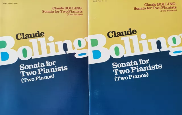 Claude Bolling Sonata for Two Pianists 2 Pianos Duo Duet Music Books - S121