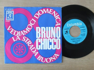 BRUNO CHICCO vediamoci domenica RARO SPARTITO SINGOLO 1969 no cd lp dvd mc 