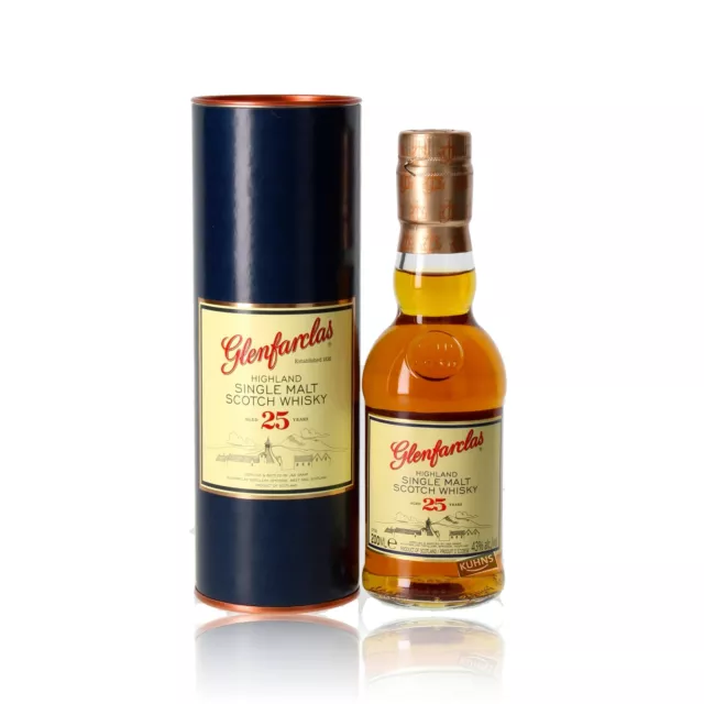 Glenfarclas 25 Jahre Speyside Single Malt Scotch Whisky 0,2l, alc. 43 Vol.-%