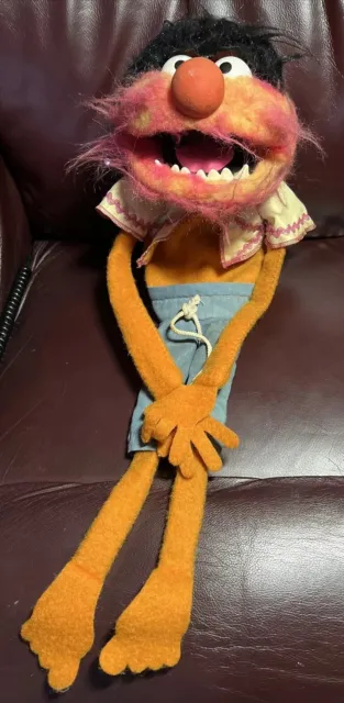Vtg 1970s Fisher Price  Jim Henson Muppets Animal 26" Full Body Hand Puppet