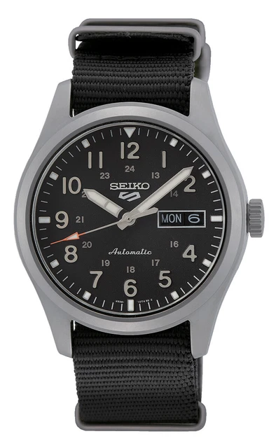 Seiko 5 Sports Mens Automatic Watch 40mm Water Resistant SRPG37K1