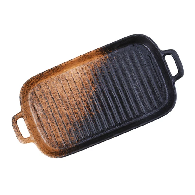 Lamiera da forno per alimenti Fire Earth piastra per barbecue piatto vintage casa
