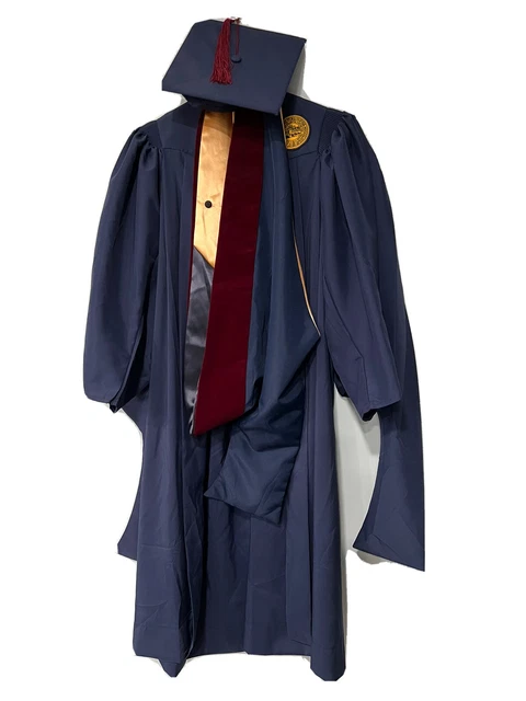 West Virginia University Graduation Cap and Gown WVU IMC Journalism Masters