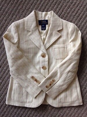 Boy Ralph Lauren Linen Sport Coat jacket Size 2-3 Years NEW RRP £380