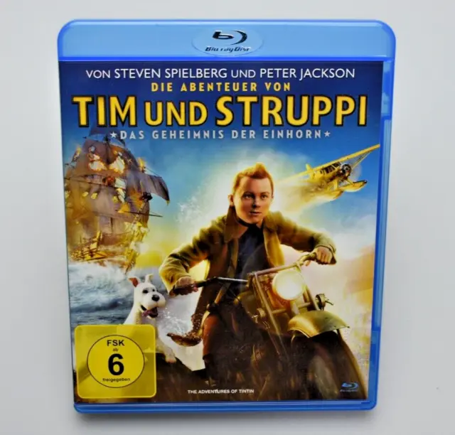 Tim und Struppi Das Geheimnis der Einhorn - BluRay Disc Film DVD