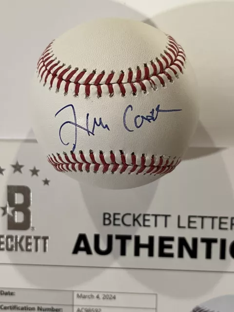 BECKETT LOA TIM COOK Signed Autographed ROMLB Baseball Apple CEO