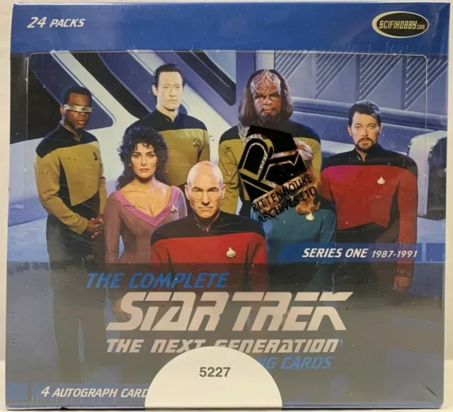 Rittenhouse The Complete Star Trek Tng Series 1 Hobby Box Sealed New U.s.