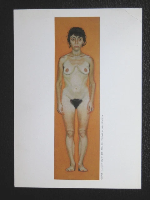 Vincent Corpet carton vernissage Gal.Templon Paris FEMME érotisme ART nu féminin