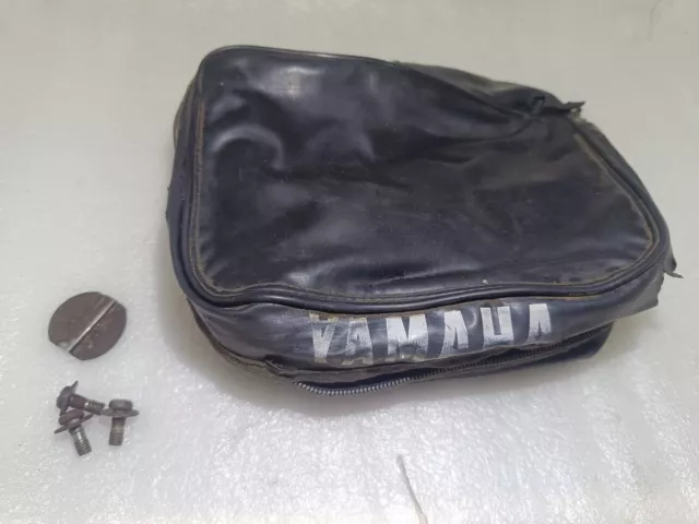 Yamaha DT 125 34X 200 37F used DAMAGED CARRIER BOX ASSY pouch tool bag