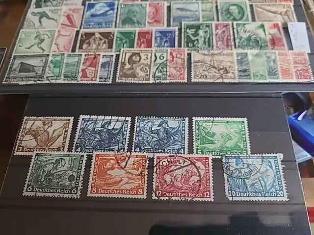 Briefmarken Deutsches Reich 1933 1945 selten Sammeln Rarität Vintage Konvolut #1