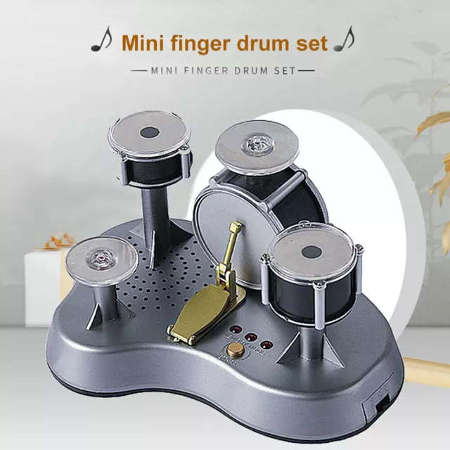 Finger Touch For Kids Mini Drum Kit Educational Electronic Desktop Fun Music Toy