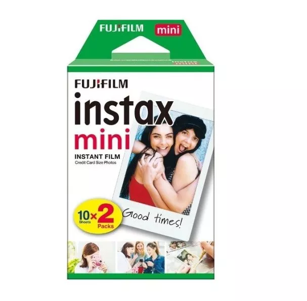 Fujifilm Instax Mini Film Instant Photo Film Kit 2 Packungen mit 20 Stück (40 Fo 2